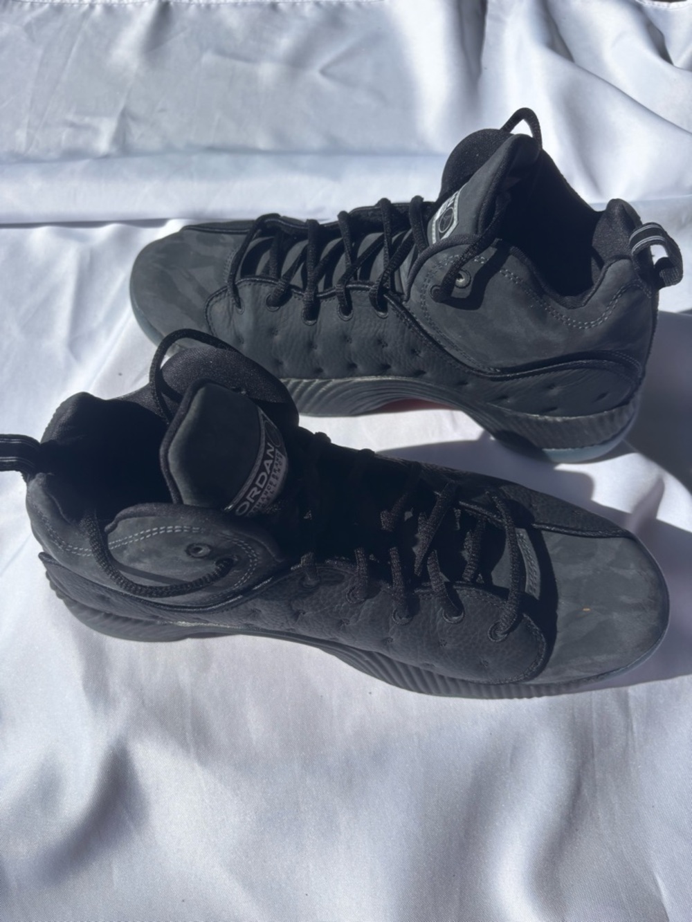 Nike Air Jordan Jumpman Team II Black Camo Anthracite Men’s Size 9 819175-005 - Picture 6 of 7